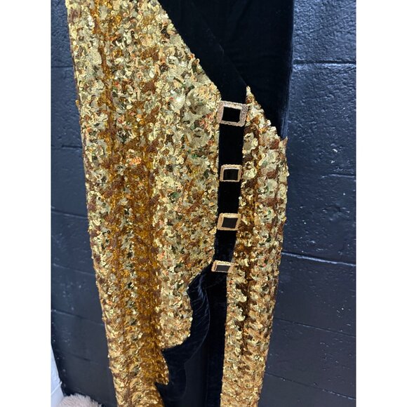 RAISA & VANESSA Sequinned Dress with Scallop Hem - Picture 8 of 10